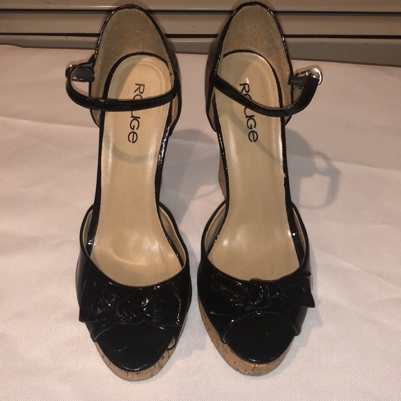 Black wedge heel - Picture 2 of 4